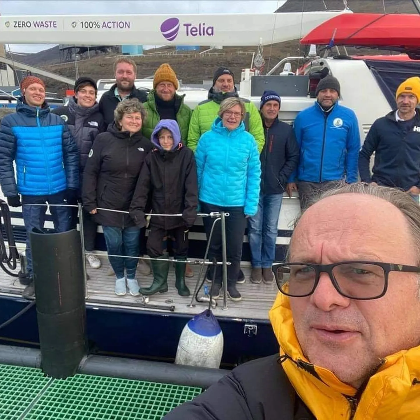 Ekspeditsioonilaeva Admiral Bellingshausen meeskond Teravmägedel