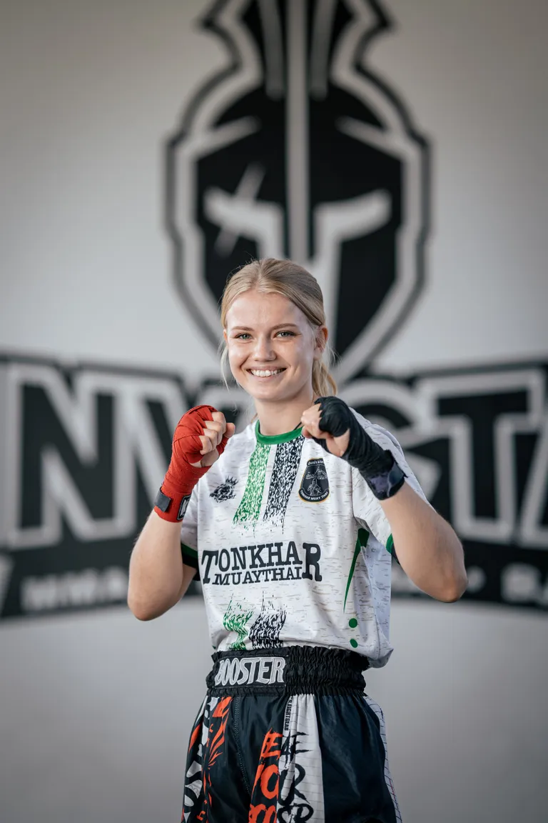 Muay Thai võitleja Marie Ruumet.