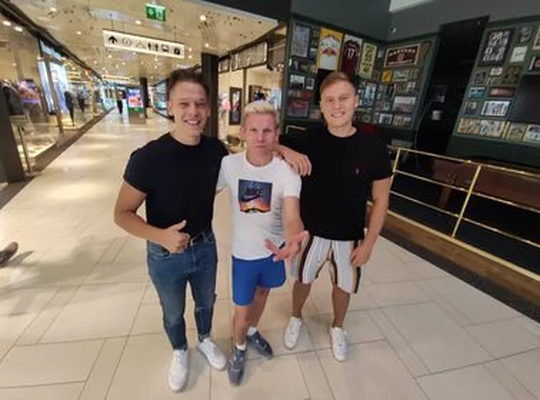 Arnold Oksmaa kohtus Andrei ja Robiniga.