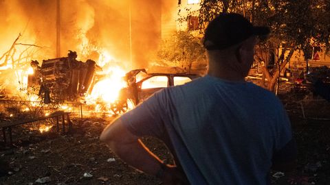 Kyiv Hit by Russian Missile Barrage Amid NATO Summit