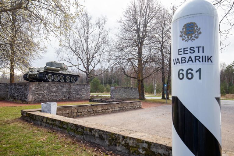 Vene tank Eesti riigi pinnal.