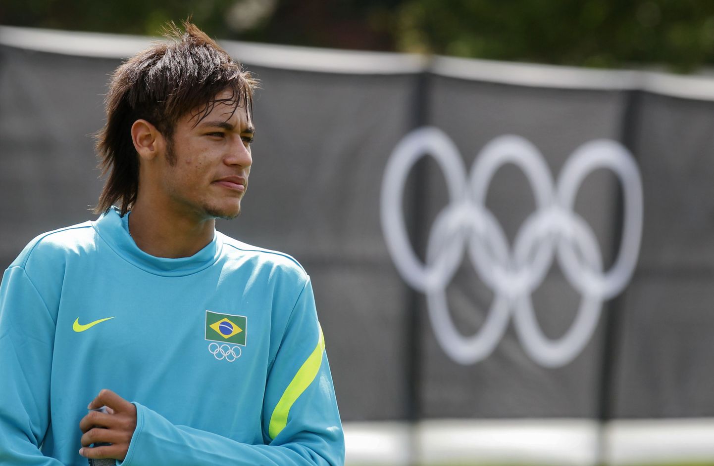 Neymar Brasiilia koondise särgis Londoni olümpial.