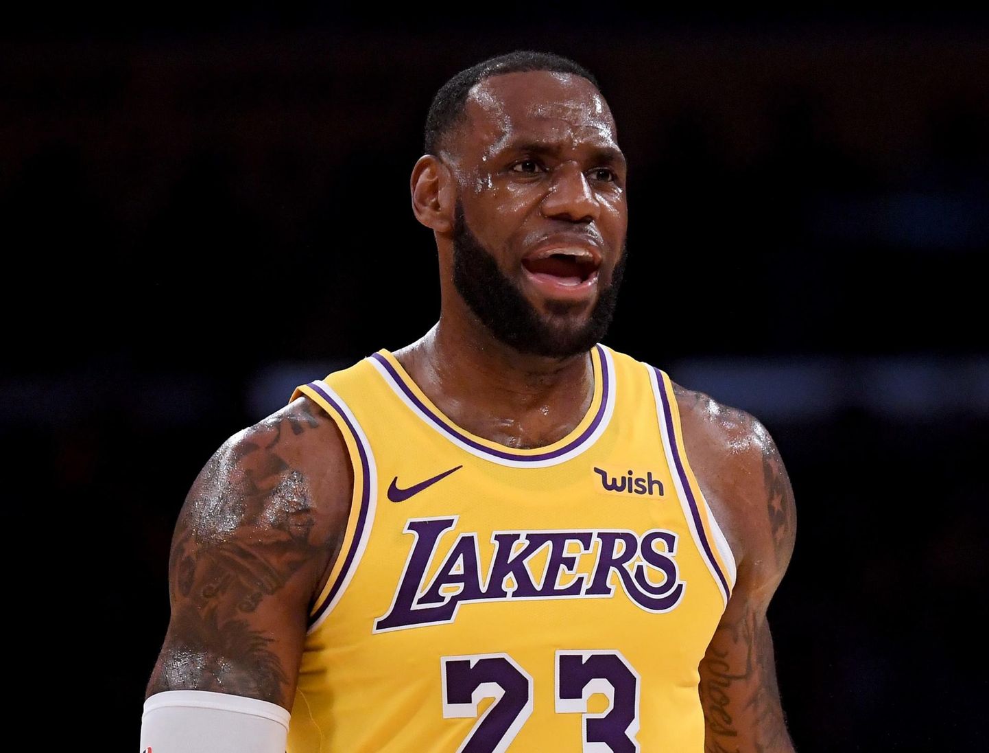 Los Angeles Lakersi värske täiendus LeBron James. FOTO: Harry How/Getty Images/AFP/Scanpix