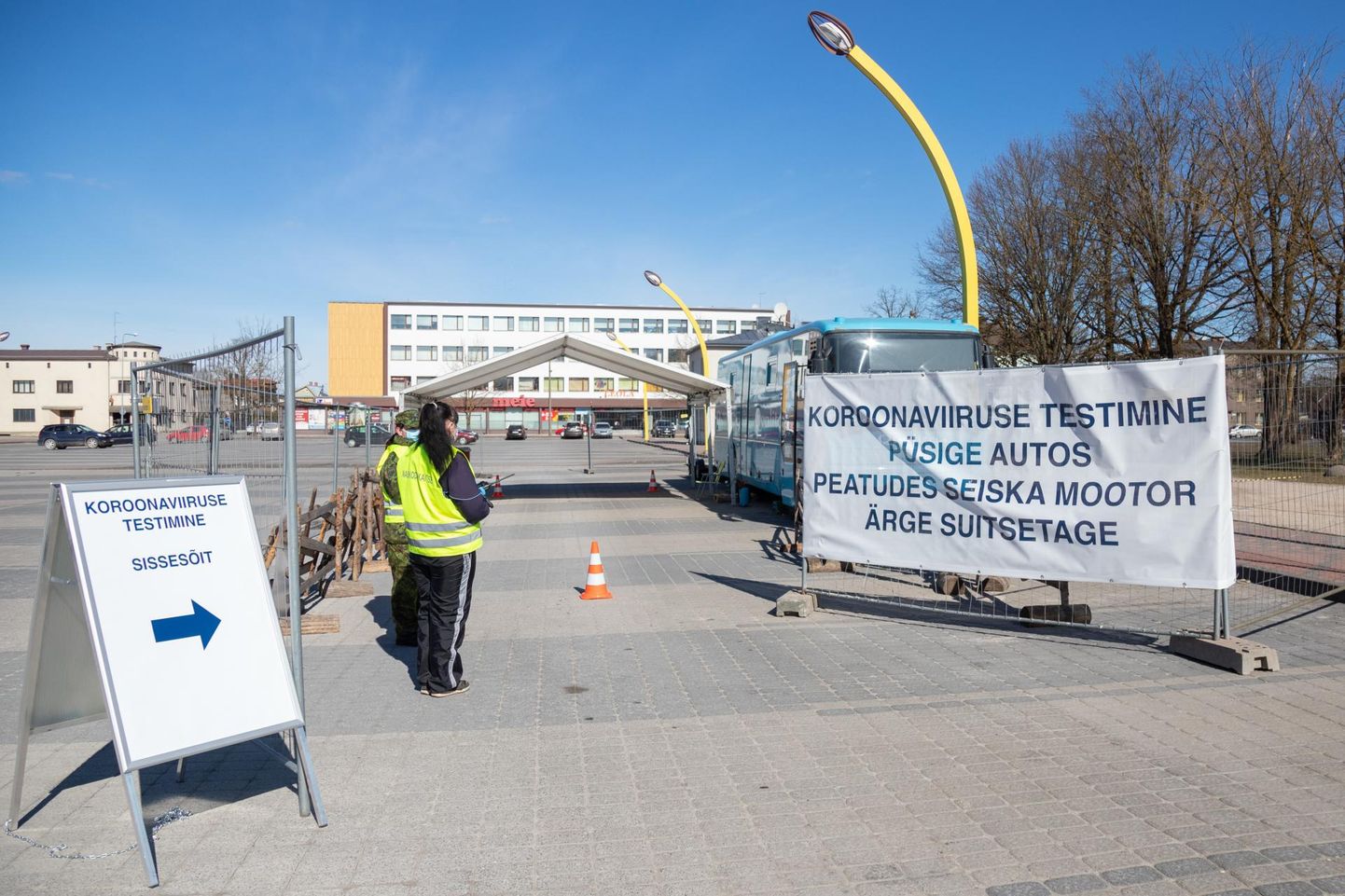 Viljandis saab koroonaviiruse testi teha Viljandi turu parklas asuvas testimispunktis.
 
