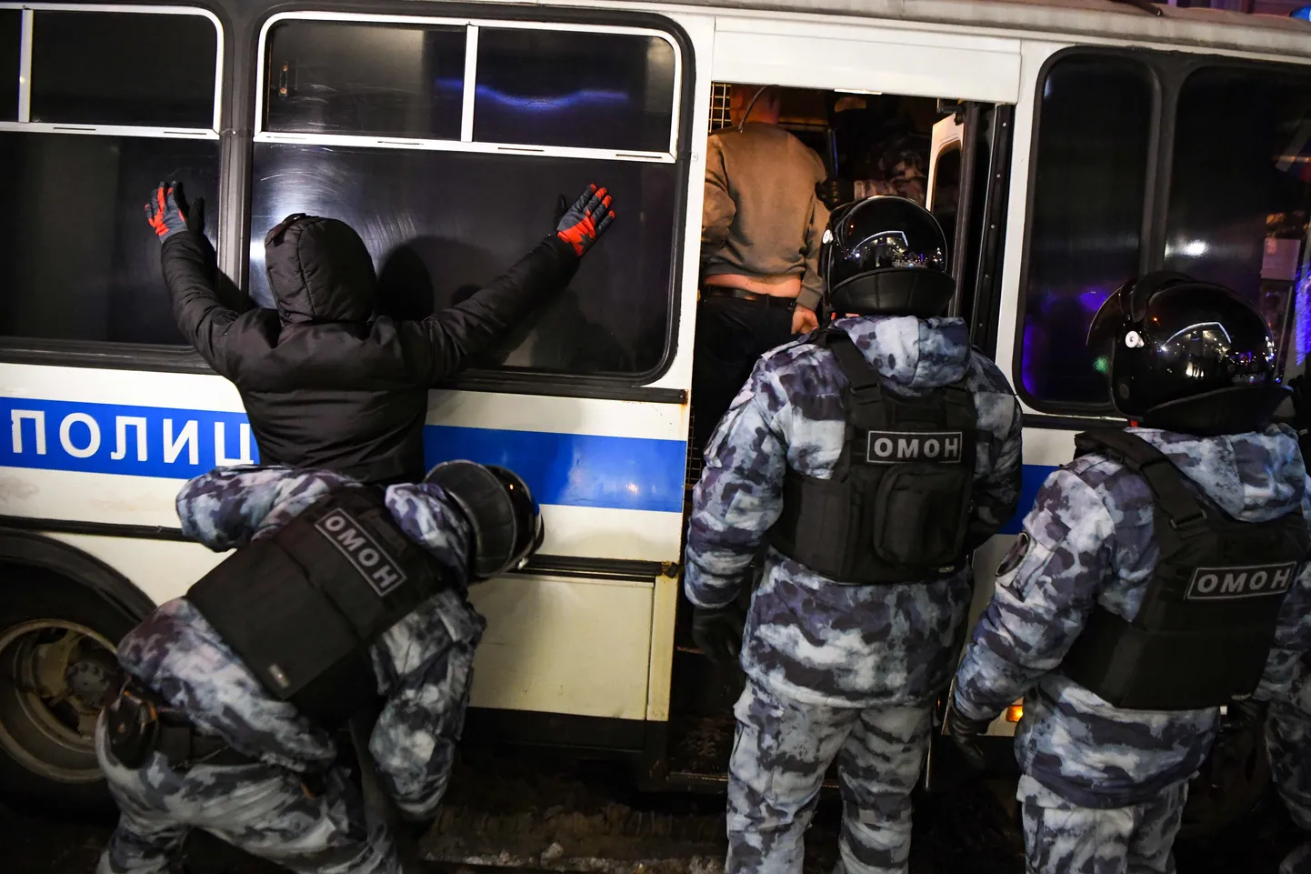 Задержания в Москве