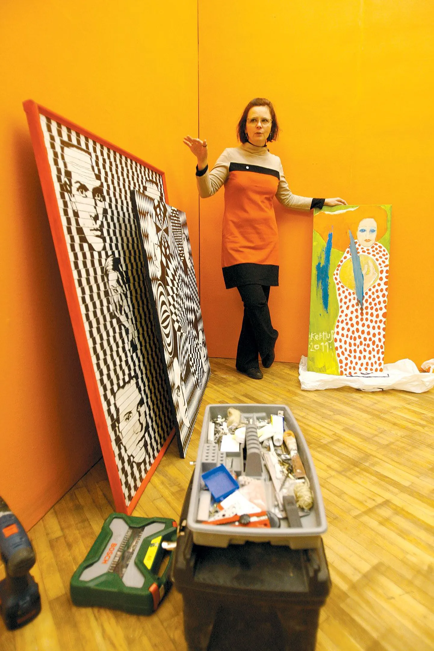 Kunstnik Mall Nukke teab, et näituse teeb kas paremaks või halvemaks vormistus.