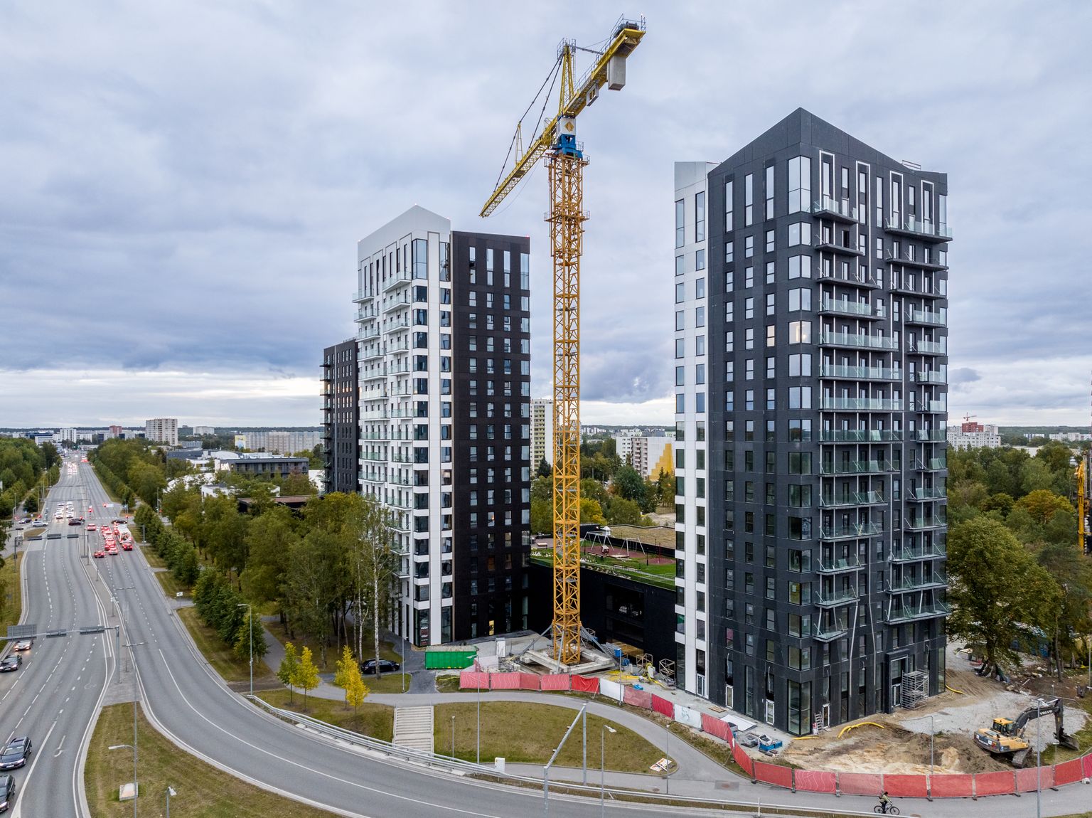 Строительство нового жилья в Таллинне. Снимок иллюстративный.