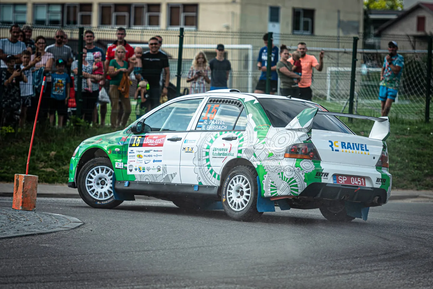Järvalased Lõuna-Eesti rallil. Rainer Paavel-Tiina Ehrbach.