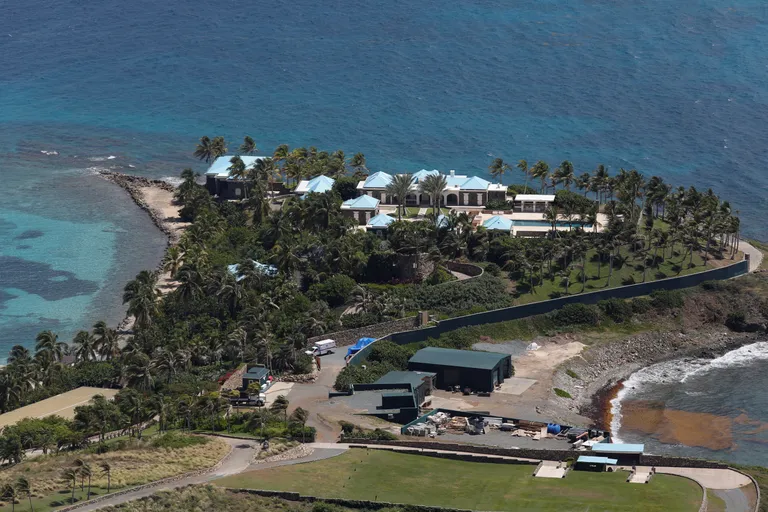 Jeffrey Epsteini villa Kariibi mere Little St. Jamesi saarel