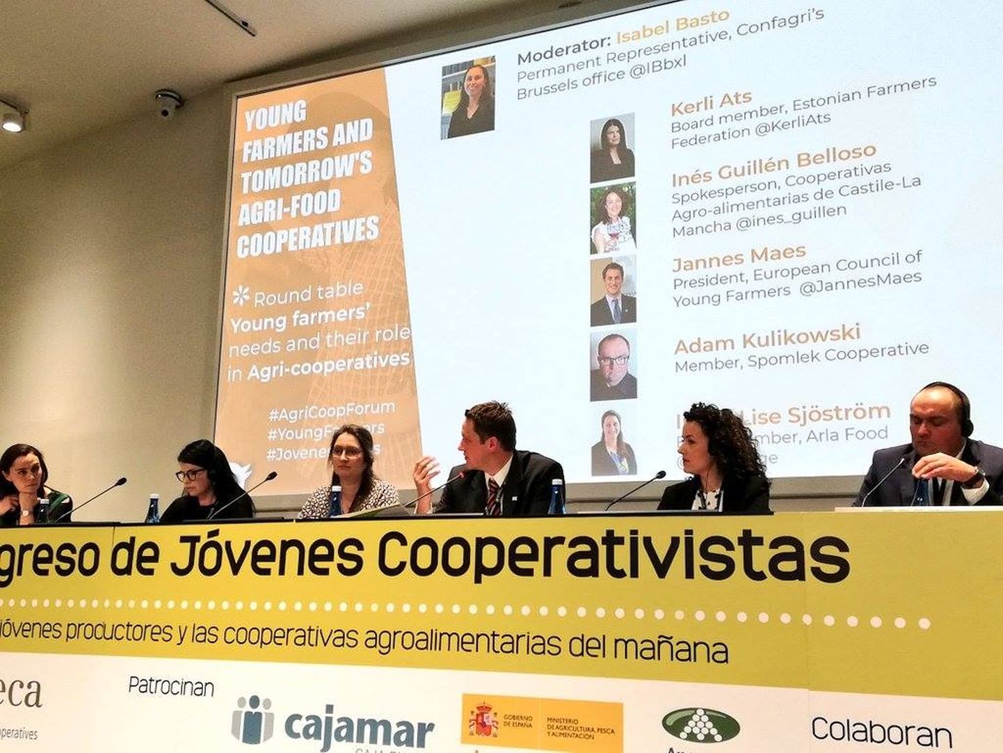 Hispaanias Valencias toimus Euroopa ühistute liidu Cogeca ärifoorumil "Noortalunikud ja tuleviku põllumajandusühistud".