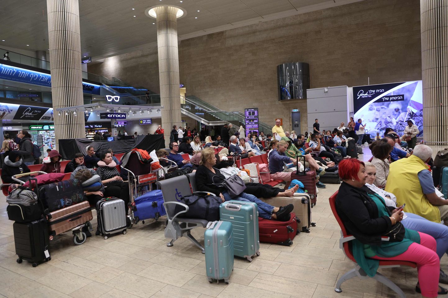 Ben Gurioni lennujaam Tel Avivis, kust enamik lennufirmasid praegu enam ei lenda.