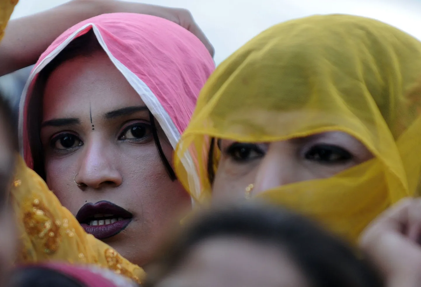Pakistani eunuhhid AIDSi päeval Karachis 2010. aastal.