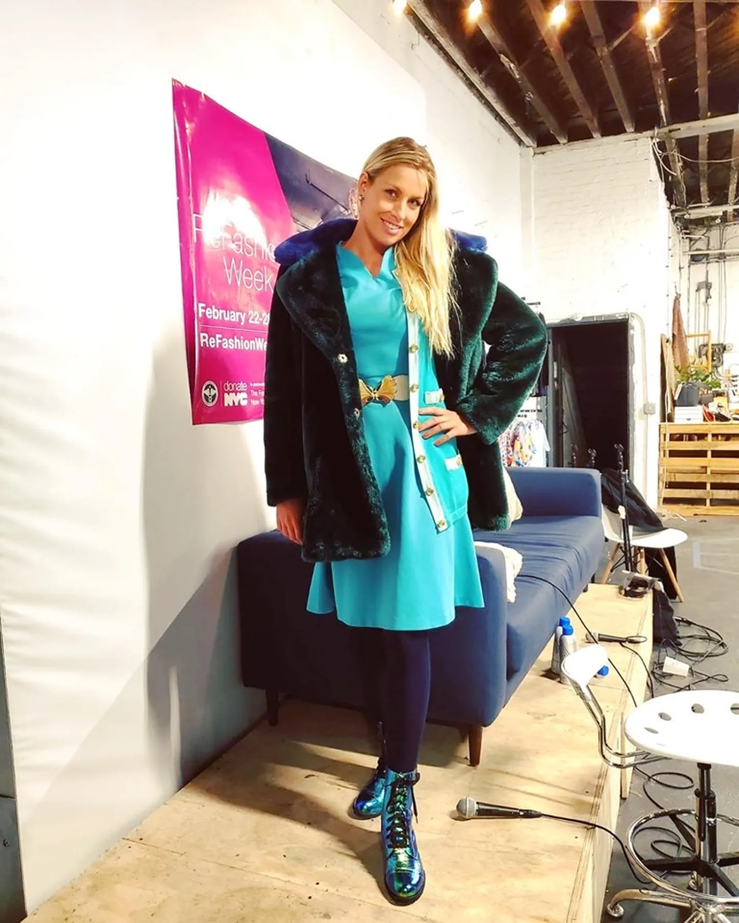 Eesti ujuja Merle Liivand New Yorgi moeüritusel ReFashion.