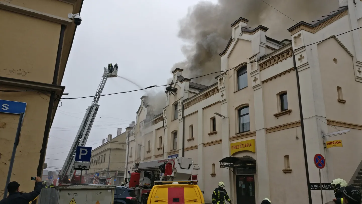 Пожар на Центральном рынке