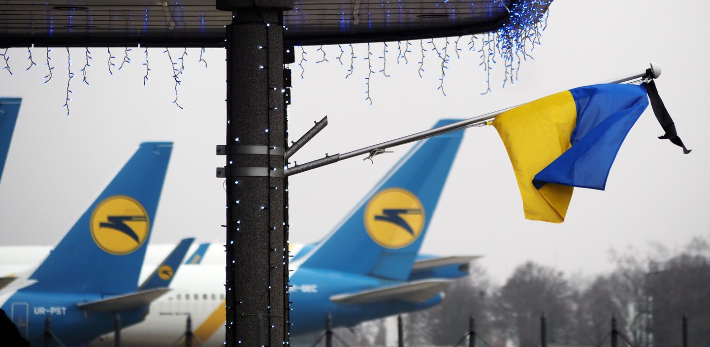 Lennufirma Ukraine International Airlines Borõspili lennujaamas 19. jaanuar 2020.