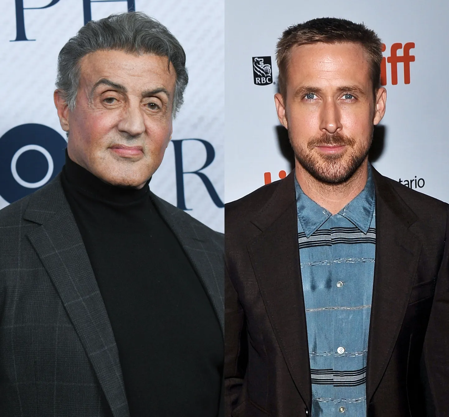 Sylvester Stallone (vasakul) ja Ryan Gosling (paremal).