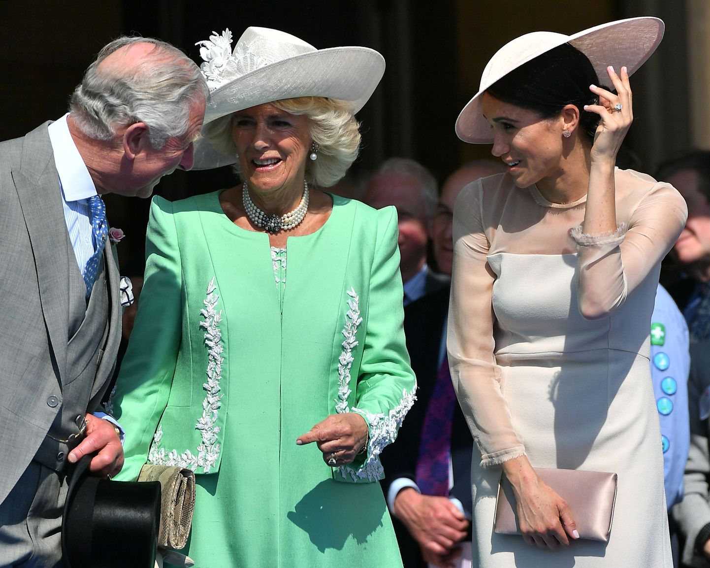 Prints Charles koos abikaasa Camilla ja minia Meghaniga