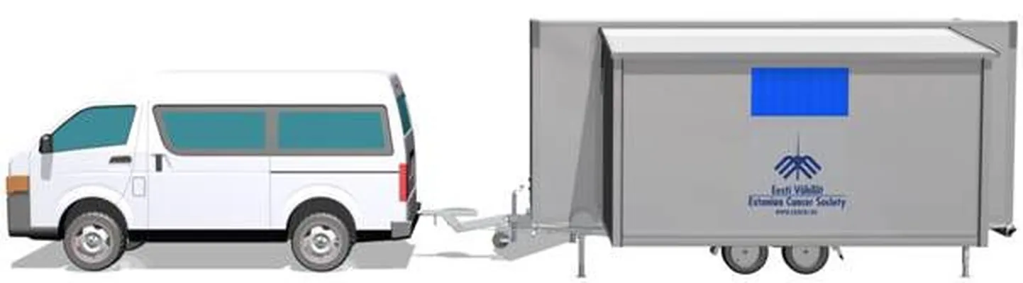 Mobiilne nahakabinet näeks välja selline.