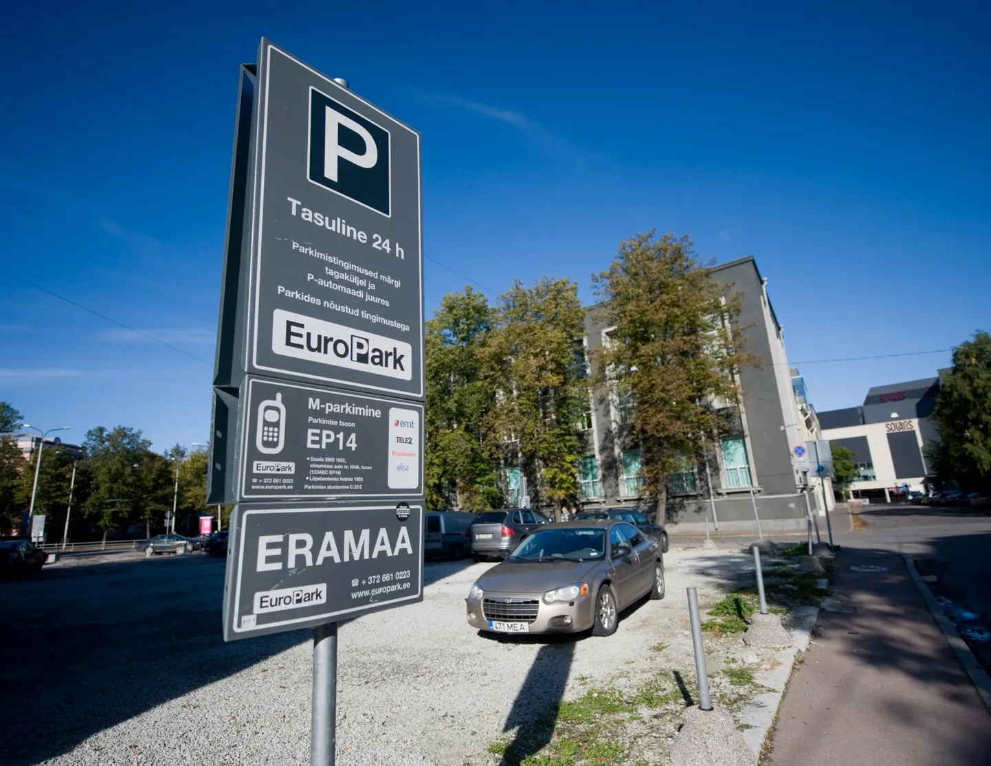 Europargi parkla. Foto on illustreeriv.