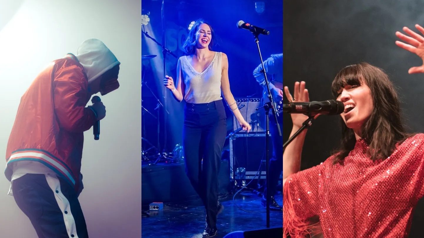 Eesti Muusikaauhindade nominendid nublu, Rita Ray ja Anna Kaneelina.