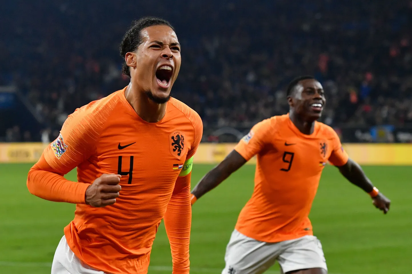 Virgil van Dijk (vasakul) ja Quincy Promes.