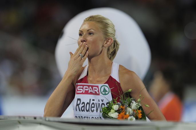 Инета Радевича стала чемпионкой Европы по прыжкам в длину