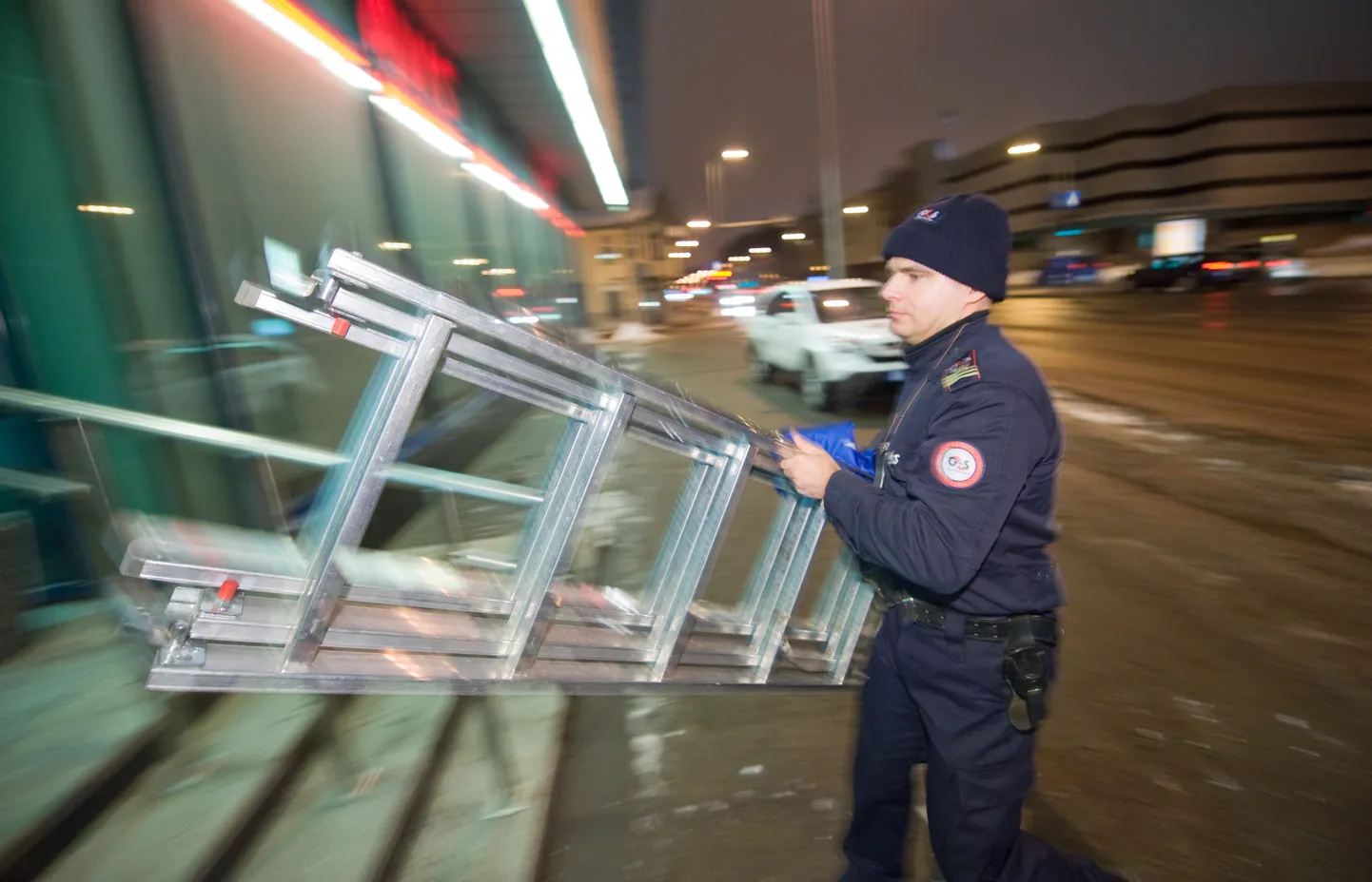 G4S turvatöötaja. Pilt on illustratiivne.