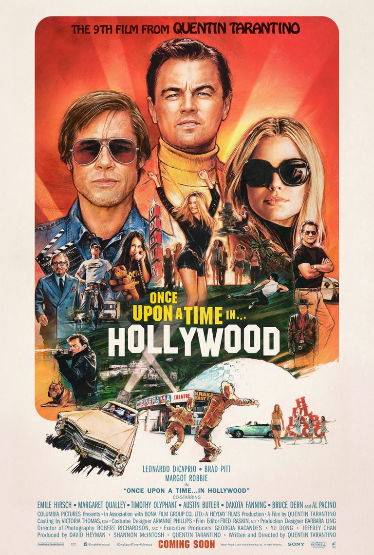 Quentin Tarantino uue filmi «Once Upon a Time in Hollywood» reklaamplakat