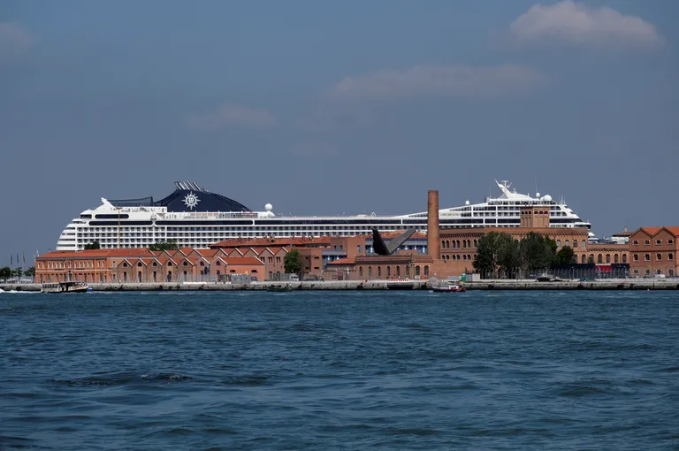 MSC Orchestra on Veneetsias üle 17 kuu esimene kruiisilaev