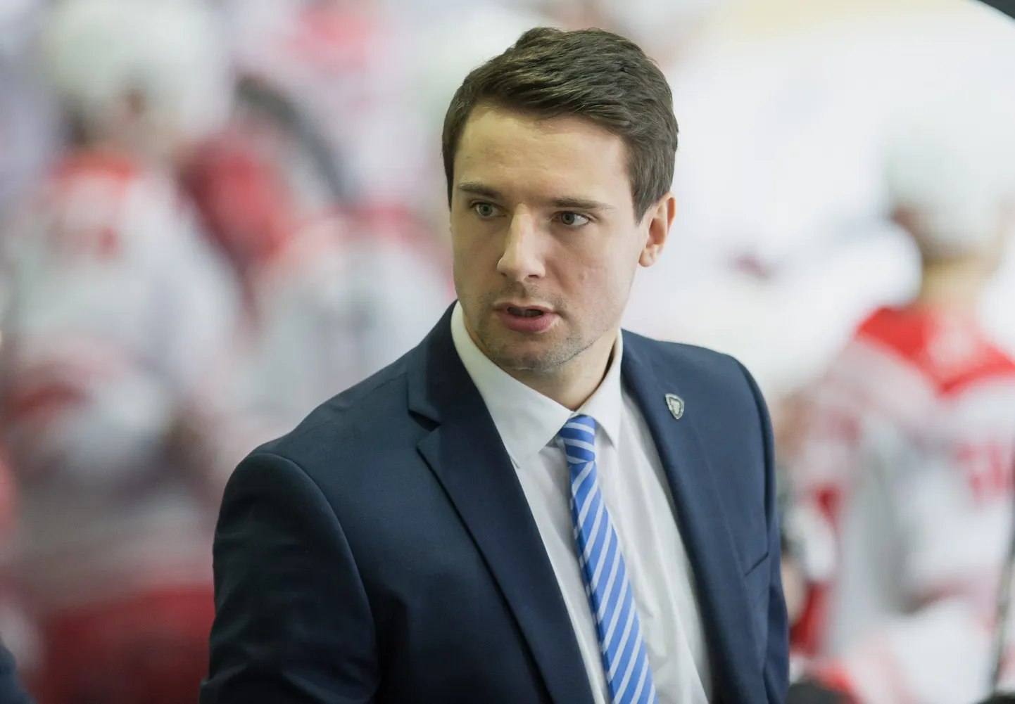 HK "Rīga" galvenais treneris Raimonds Vilkoits.