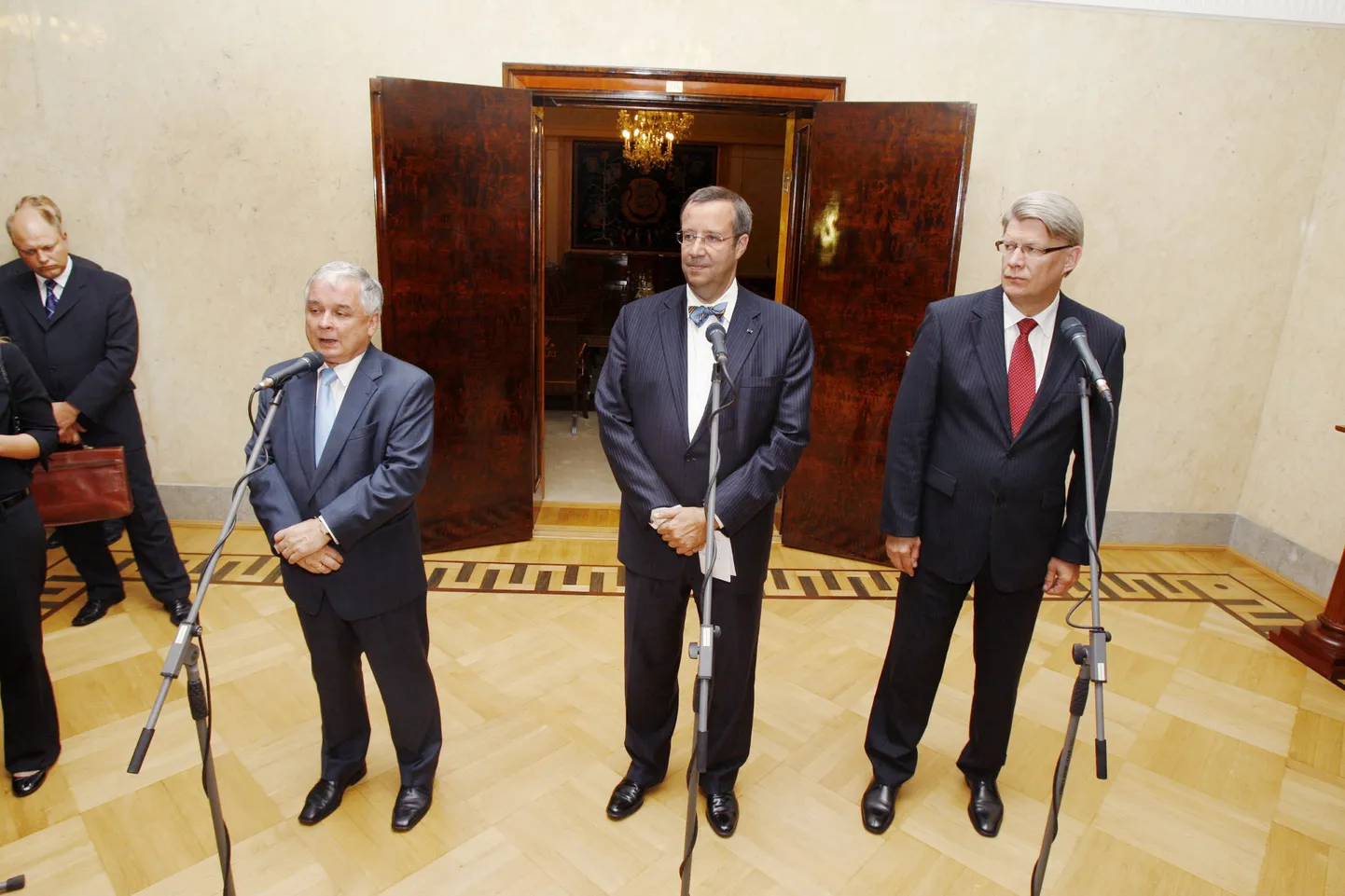 Eesti, Läti, Poola presidentide kohtumine Tallinnas.