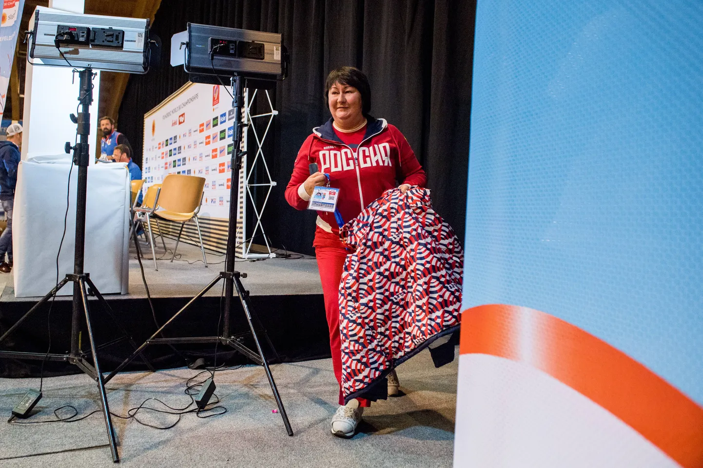 Venemaa suusaliidu president Jelena Välbe.
