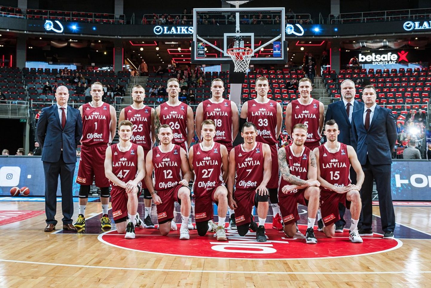 Latvijas vīriešu basketbola izlase.