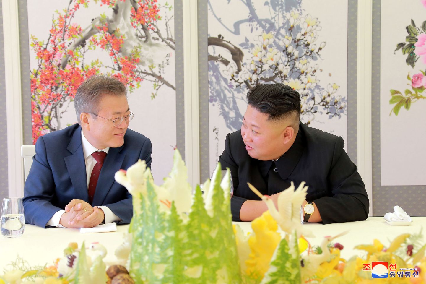 Kim ja Moon sel kuul aset leidnud tippkohtumisel Pyongyangis.