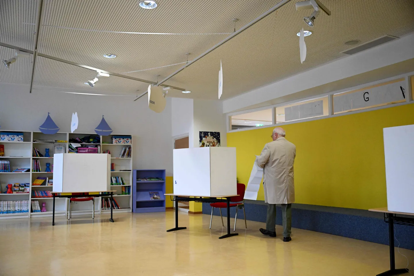 Valimisjaoskond Saksamaa Hesseni liidumaal. Foto on illustratiivne.