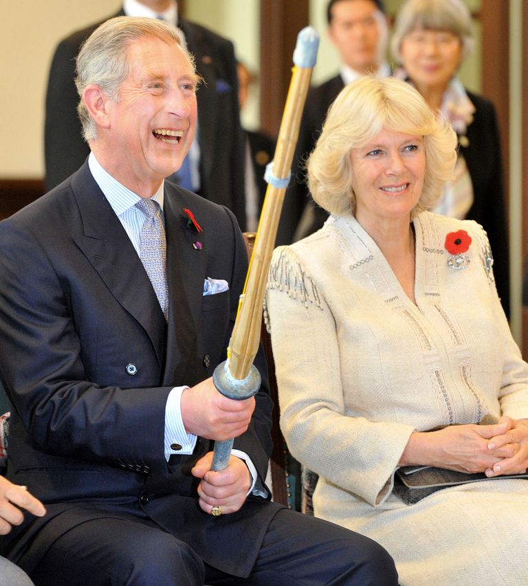 Prints Charles ja Cornwalli hertsoginna Camilla Jaapanis, 2008. 