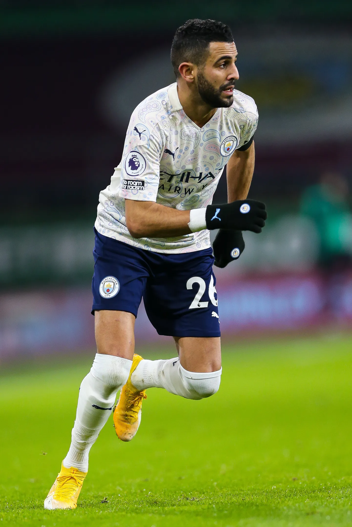 Manchester City mängija Riyad Mahrez.
