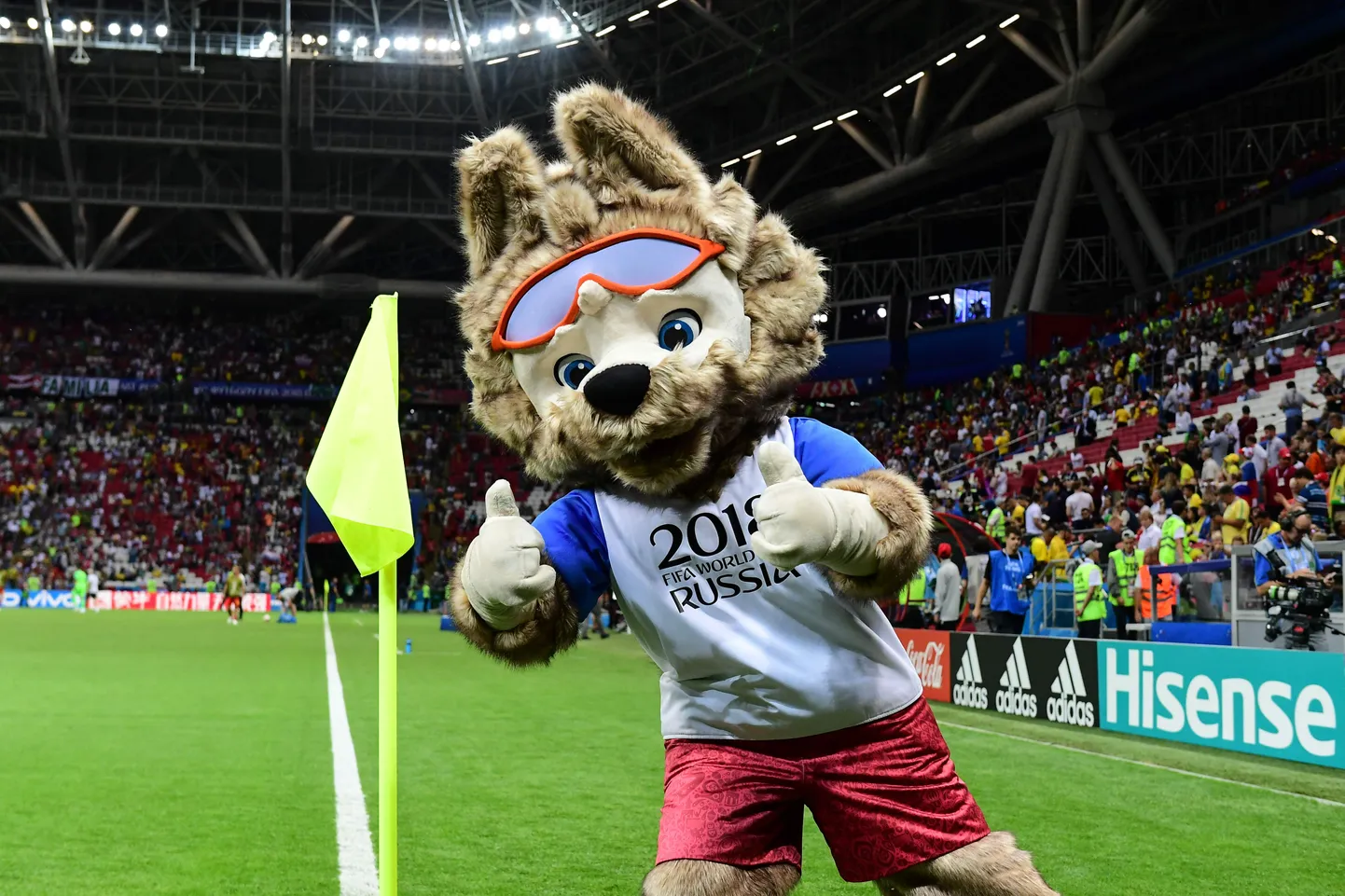 Jalgpalli MMi maskott Zabivaka