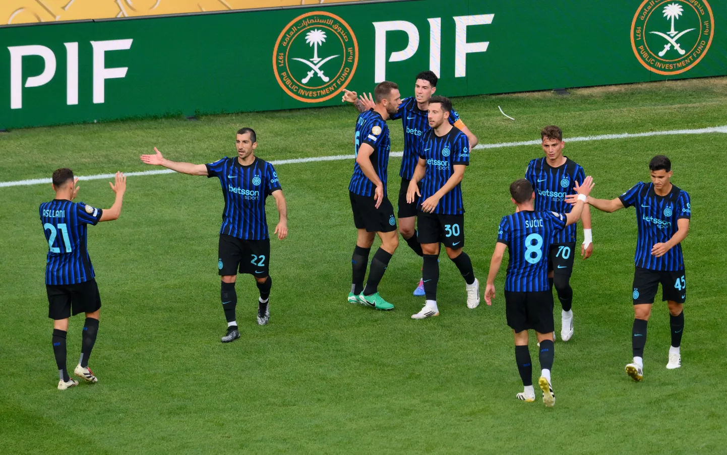 Milānas "Inter" futbolisti.