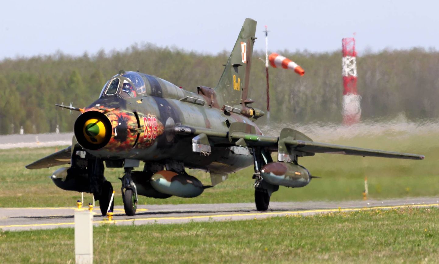 Täna saabus Ämari lennubaasi kolm Poola lahinglennukit  SU-22, mis toetavad maaväge õppusel Kevadtorm.