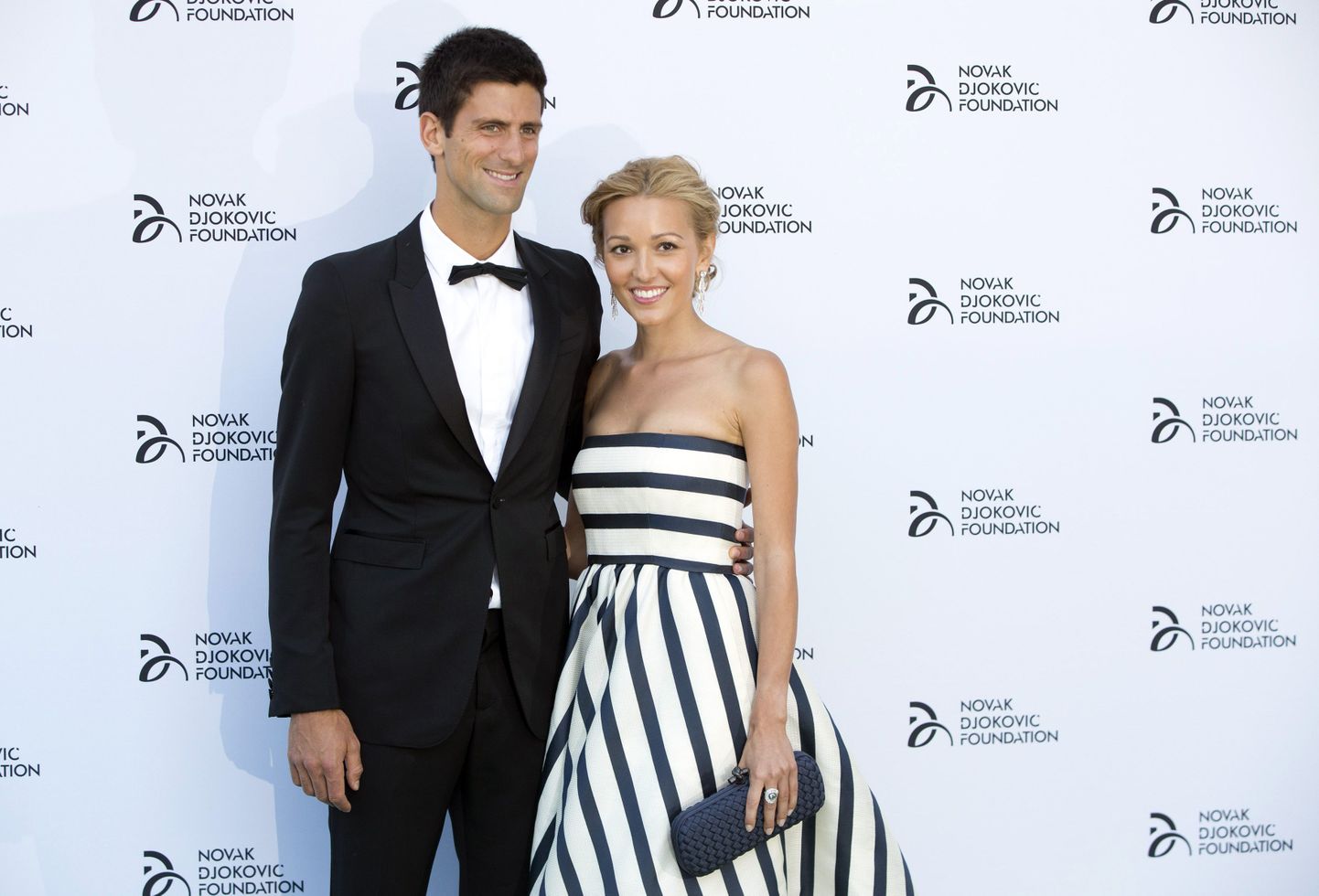 Novak Djokovic ja Jelena Ristic.