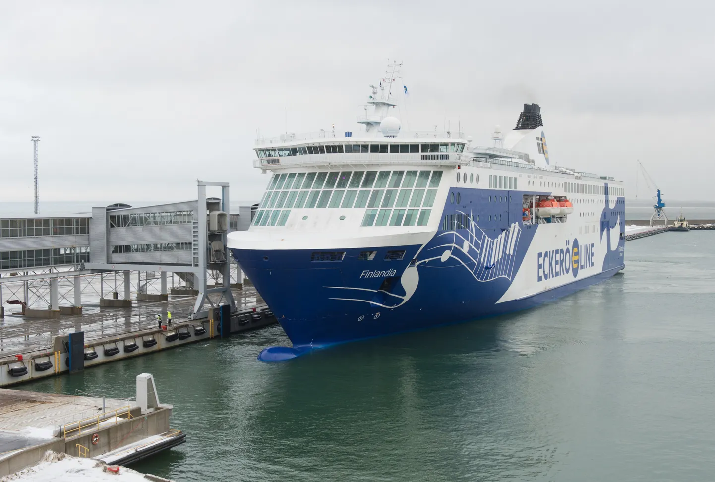 Eckerö line´i laev Finlandia Tallinna sadamas.