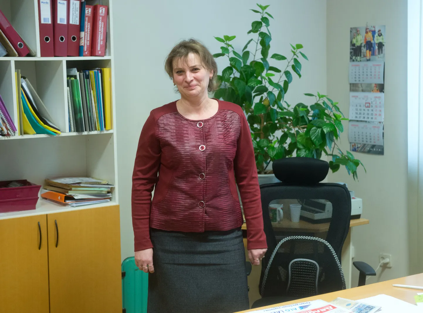Viru Keemia Grupp, Kohtla-Järve, 08.01.2015
VKG suurkoondamine. Kohtla-Järve keemikute ametiühingu esimees Julia Leontjeva.
FOTO: MIHKEL MARIPUU/POSTIMEES
