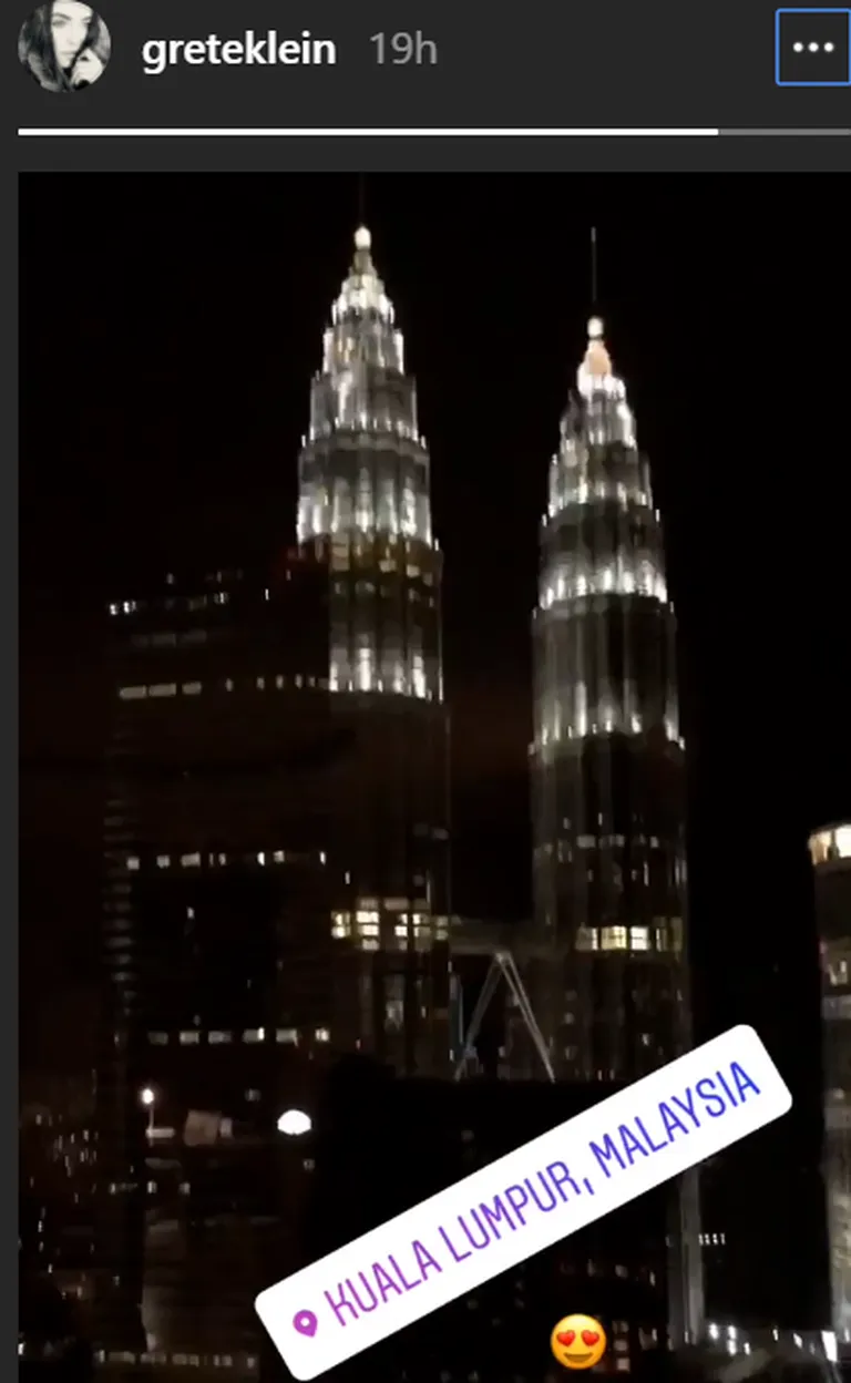 Vaade Kuala Lumpuri hotellitoast.