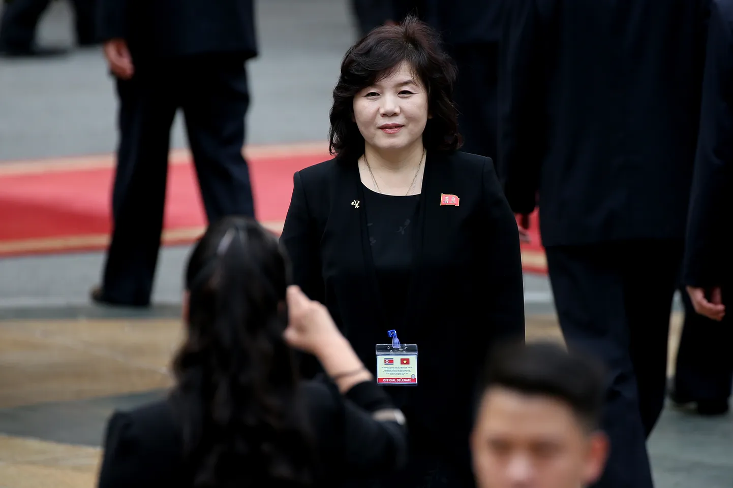 Põhja-Korea asevälisminister Choe Son-hui 1. märtsil Vietnami pealinnas Hanois stalinistliku riigi liidri Kim Jong-uni visiidi ajal.