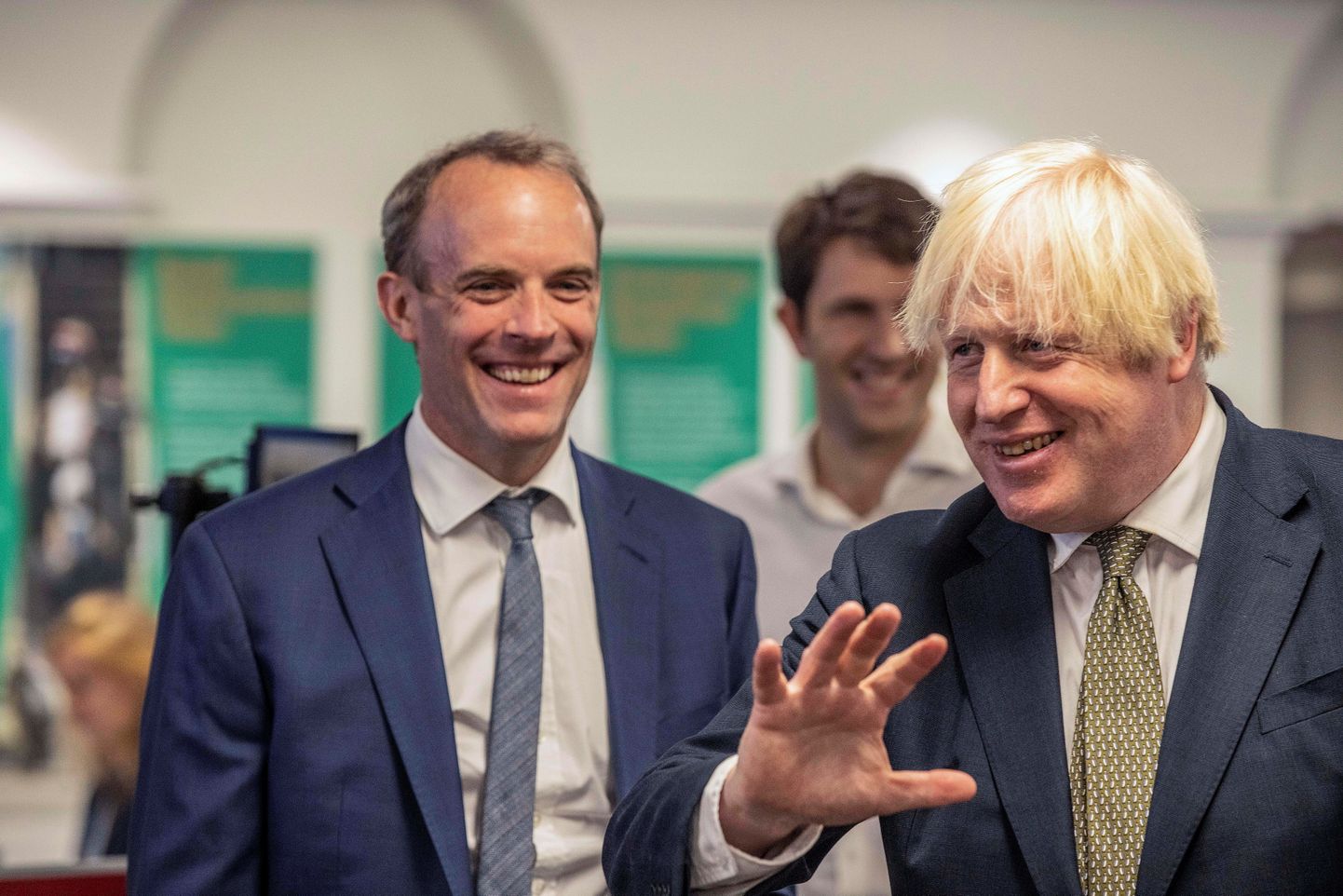 Briti peaminister Boris Johnson ja välisminister Dominic Raab.