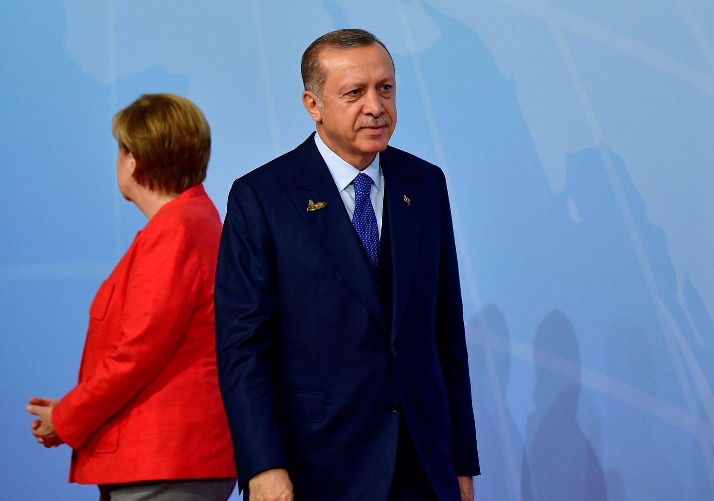 Saksa kantsler Angela Merkel ja Türgi president Recep Tayyip Erdoğan.