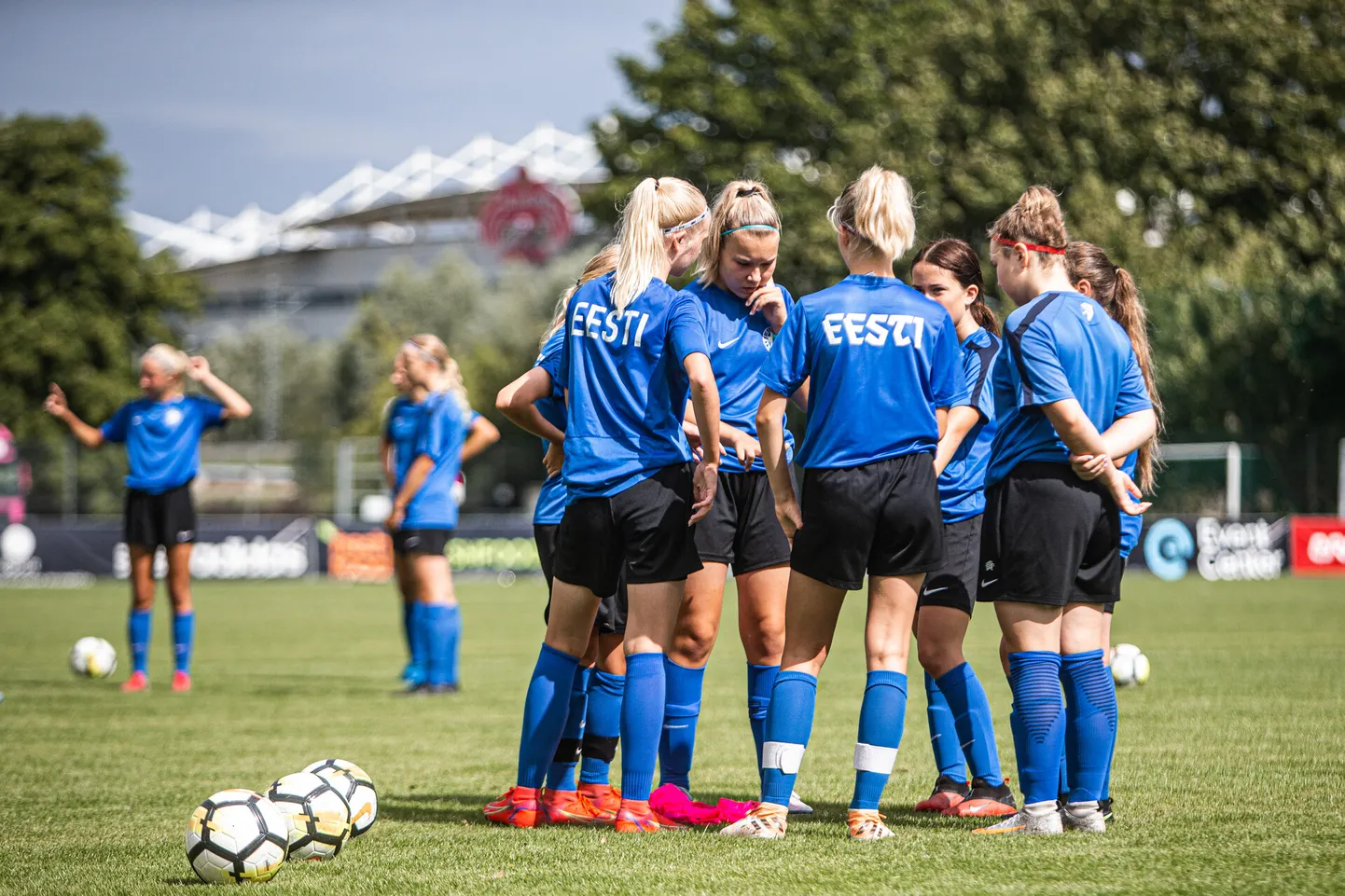 U15 jalgpallikoondislased.