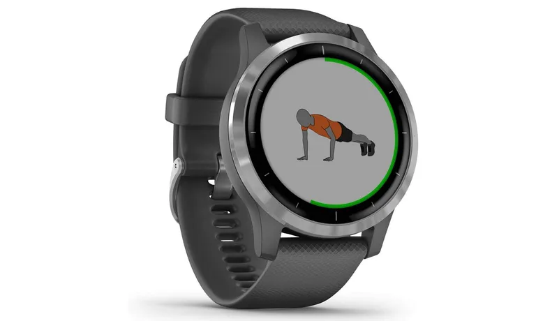 Aktiivsuse animatsioon Vivoactive 4 kella peal.
