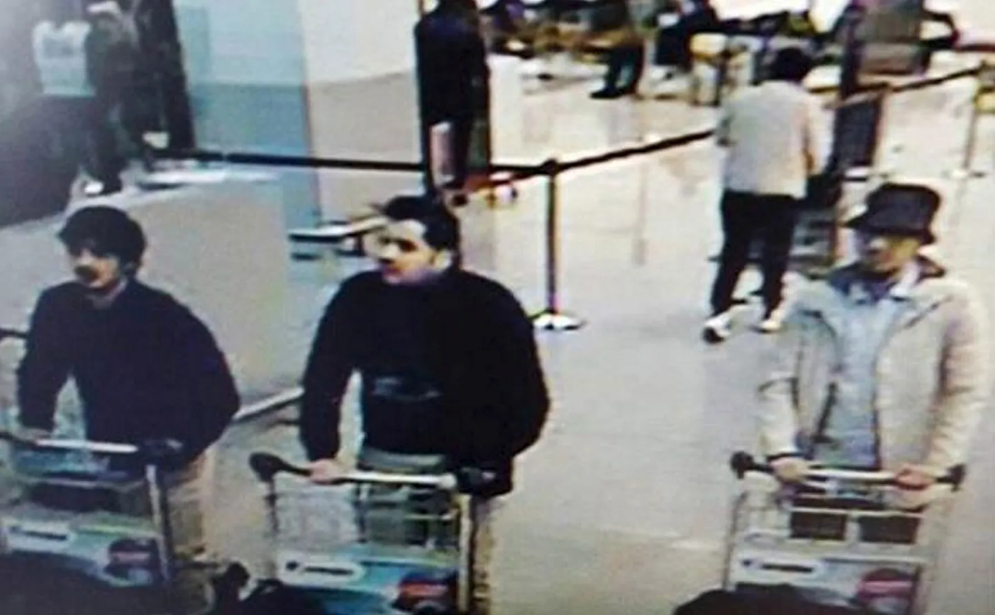 Бомбы террористов находились внутри чемоданов.